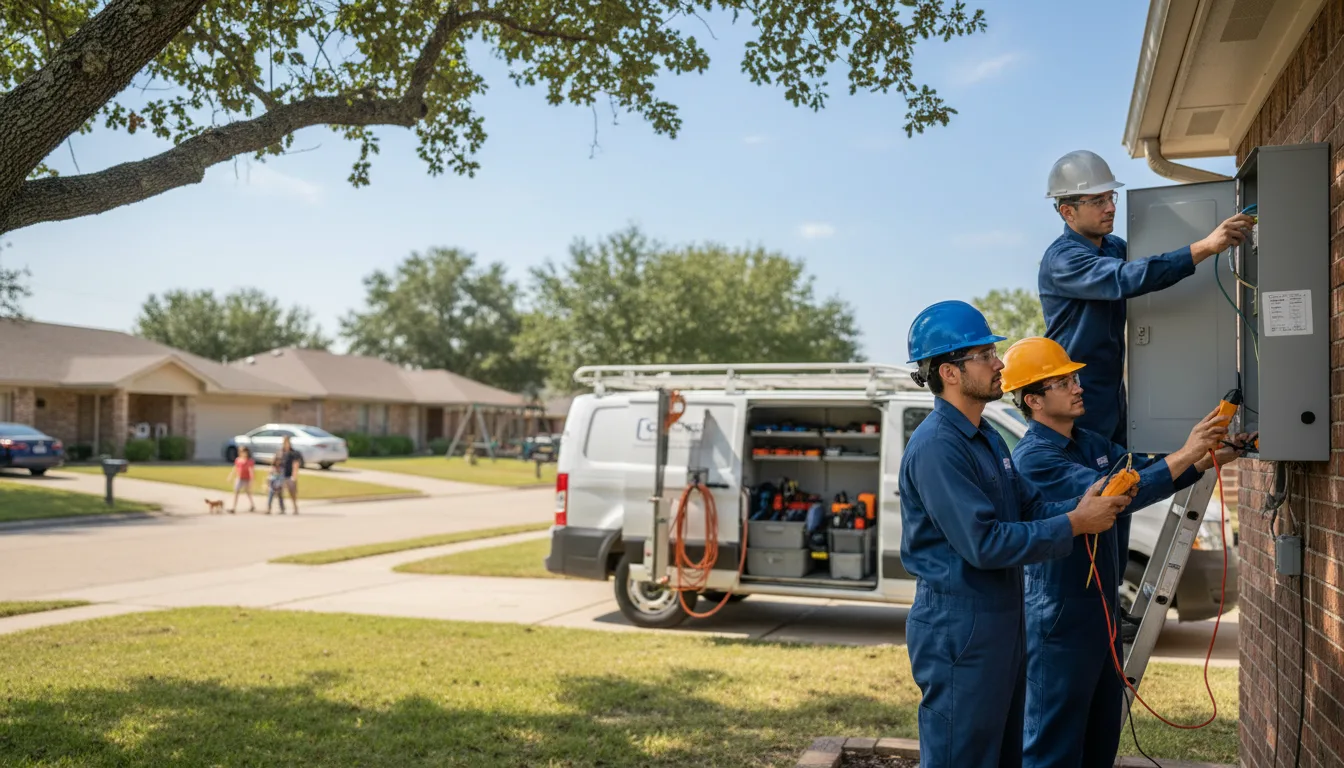 Certified electrician providing emergency electrical services in Valley Farms, AZ